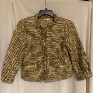 Gold Tweed Jacket Medium